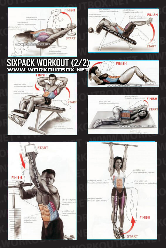 Sixpack Workout Part 1 - Healthy Fitness Training Routine Abs Ab
