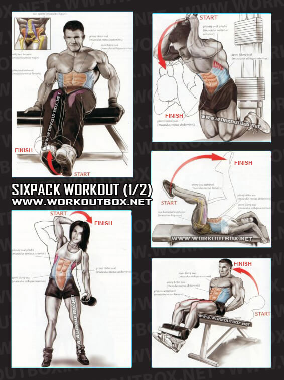 Sixpack Workout Part 2 - Healthy Fitness Training Routine Abs Ab