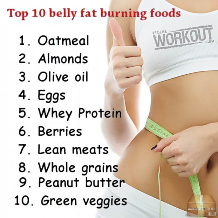 Top 10 Belly Fat Burning Foods - Healthy Fitness Tips Oatmeal Ab