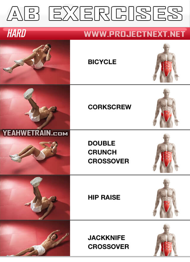 Ab Exercises HARD 1 - Best Health Fitness Sixpack Workout Plan