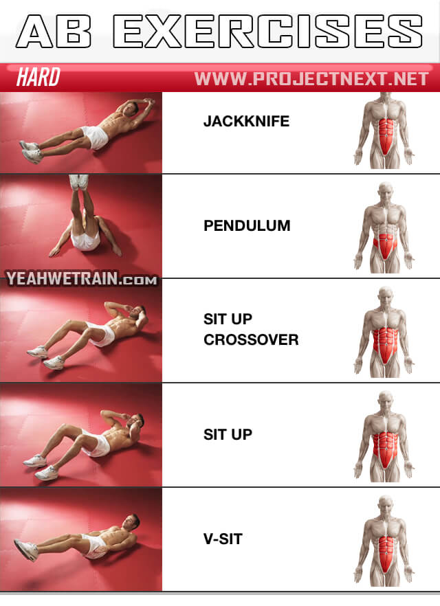 Ab Exercises HARD 2 - Best Health Fitness Sixpack Workout Plan