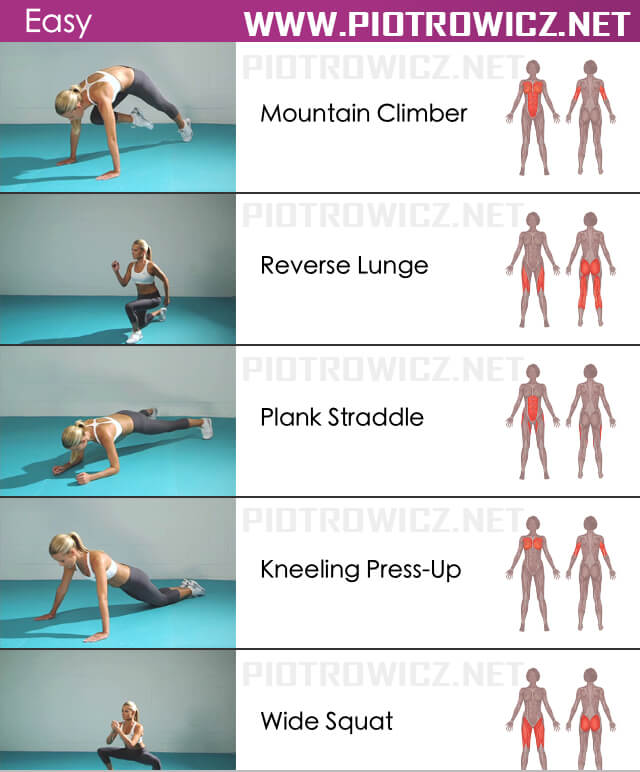 Ab Exercises For Women EASY 2 - Best Health Fitness Sixpack Body