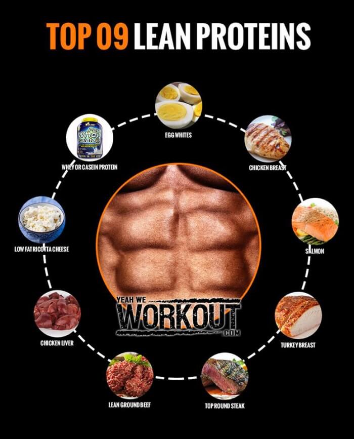 Top 09 Lean Proteins - Healthy Fitness Recipe Training Tips Eat