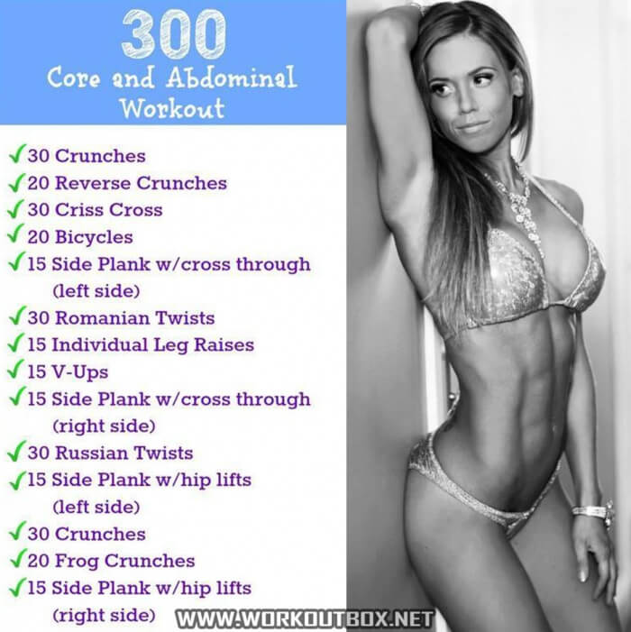 300 Core And Abdominal Workout - Sexy Hard Sixpack Body Training