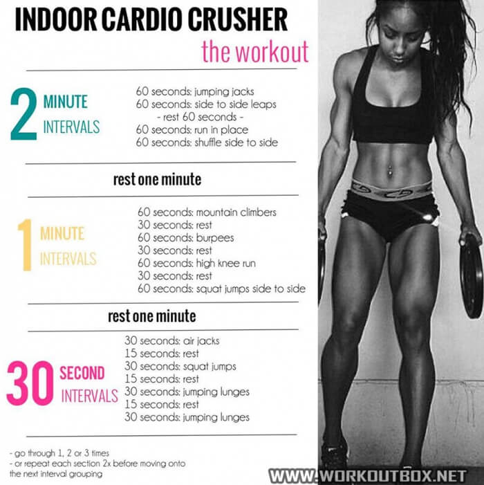 Indoor Cardio Crusher The Workout - Healthy Fitness Training 123