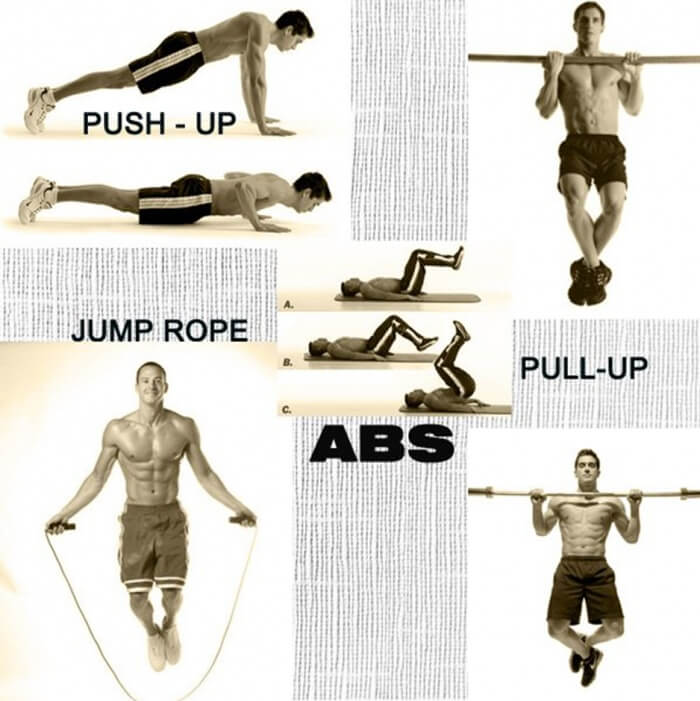 Abs Exercises - Health Fitness Workout Plan Sixpack Routine Ab