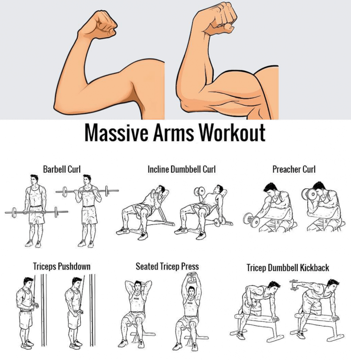 Massive Arms Workout ! Want Bigger Arm? Try These Exercises Body