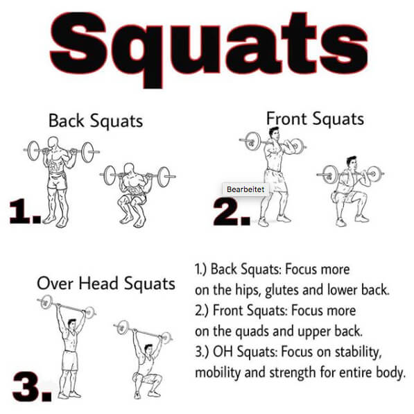 Squats Workout ! Healthy Fitness Training Plan