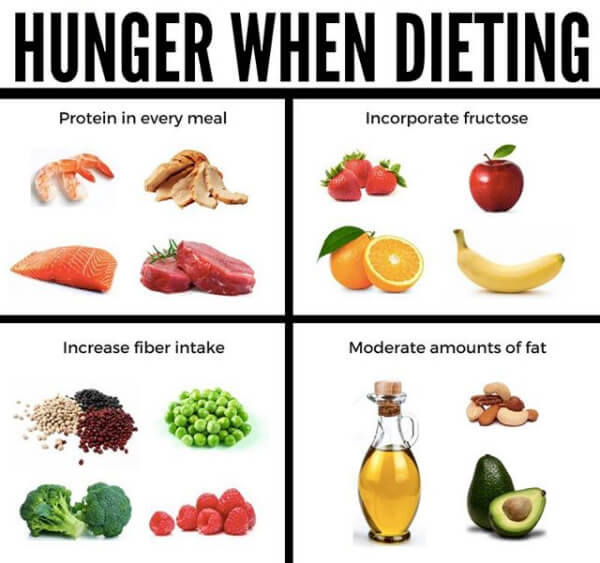 Hunger When Dieting! Healthy Fit Tips