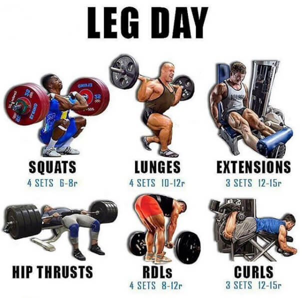 Leg Day Workout! Healthy Fitness Training