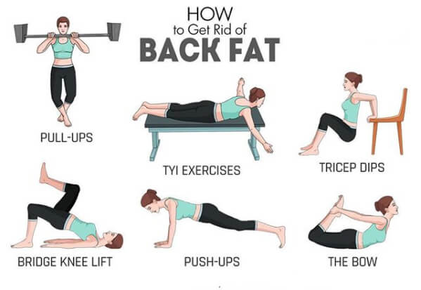 How To Get Rid Of Back Fat! Healthy Fitness Training