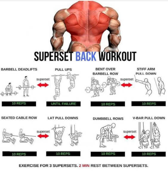 Superset Back Workout Plan! 