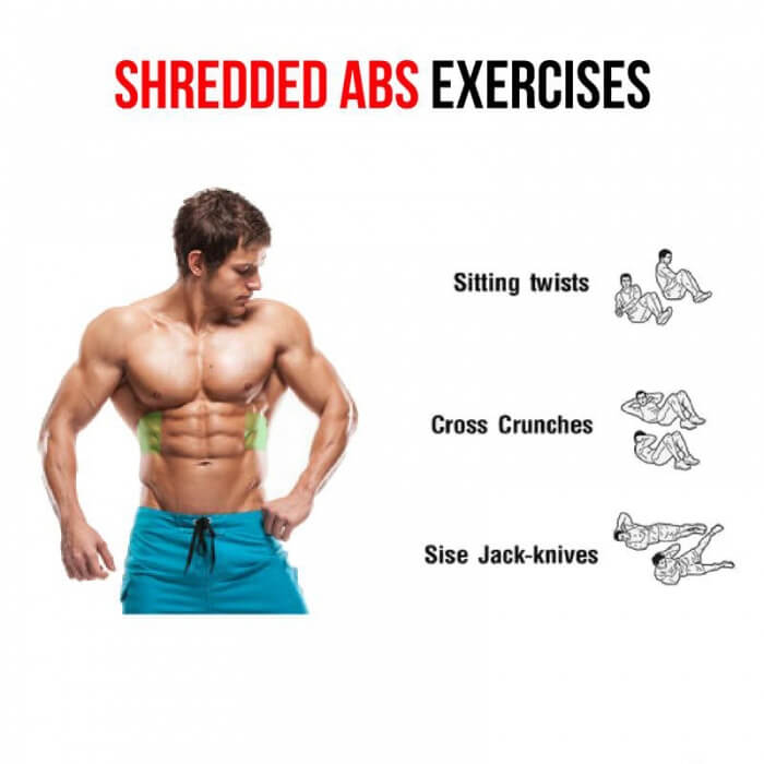 Shredded Abs Exercises ! Sixpack Workout Part 3