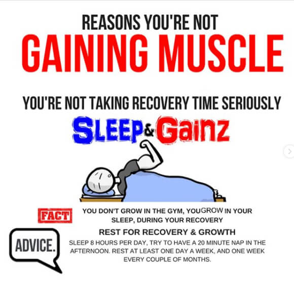 Reasons You Are Not Gaining Muscle! Part 3 - Not Recovery Time