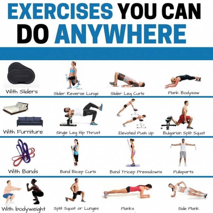 Exercises You Can Do Anywhere! Best Fitness Tips You Need