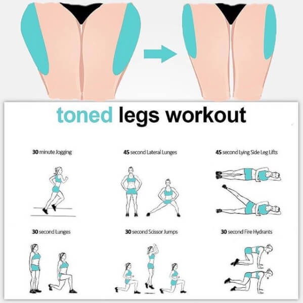 Toned Legs Workout! Healthy Fitness Training Plan Leg Butt