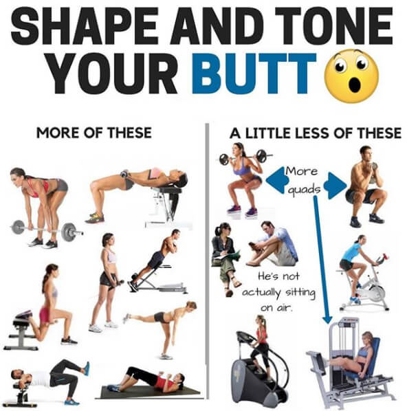 Shape And Tone Your Butt! Healthy Fitness Workout Plan! Legs 