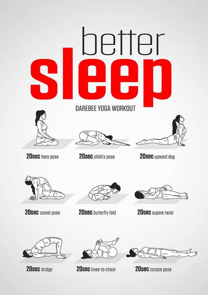 Better Sleep Training! Darebee Yoga Workout Plan
