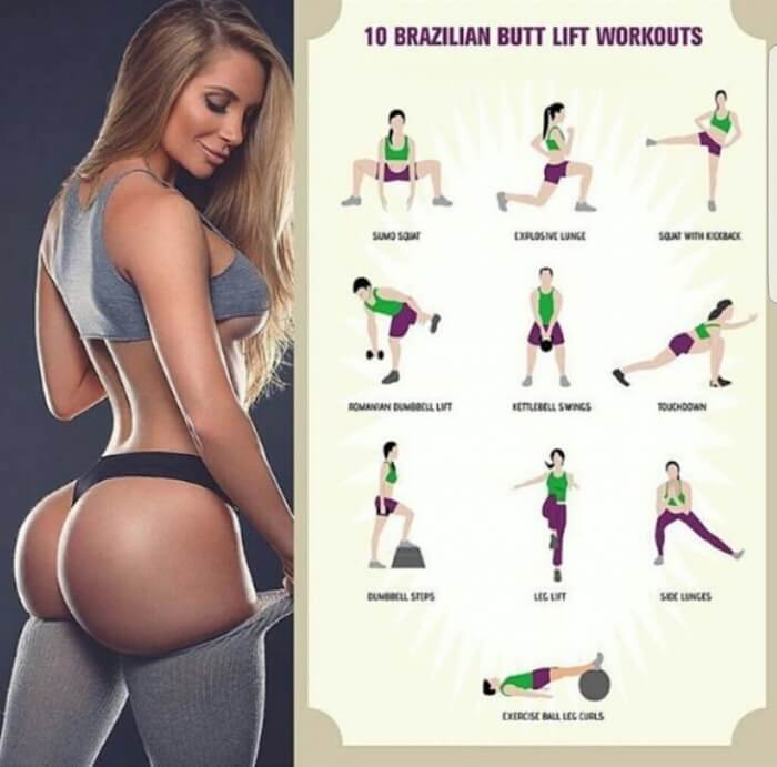 10 Brazilian Butt Lift Workouts! Must Read This