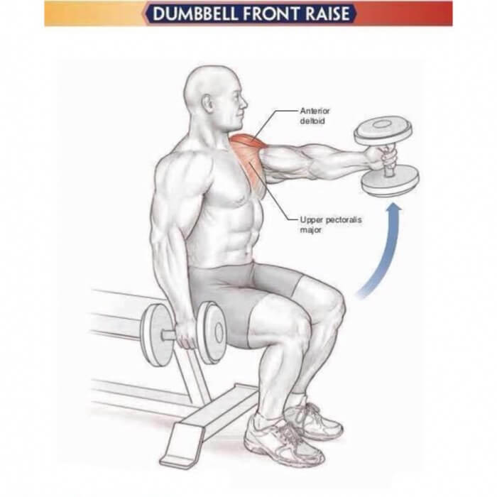 Amazing Shoulder Exercises 6: Dumbbell Front Raise
