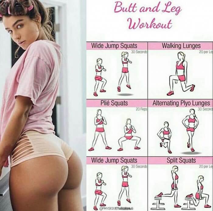 Butt And Leg Workout! Best Training For Strong And Sexy Body